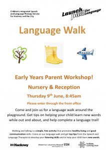 Early Years Parent Language Walk Workshop