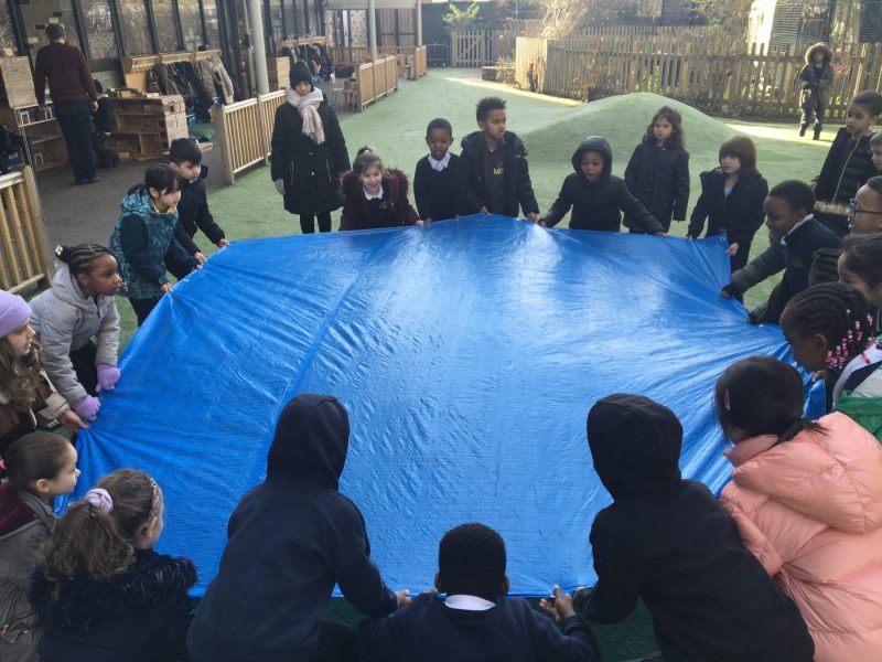 Holy Trinity Primary School Making a dragon trap in Year 2!