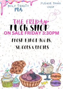 Year 1 - PTA - Tuck shop - 3:30pm cakes for sale