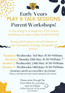 EYFS Play & Talk Workshops - I Spy - Pause more
