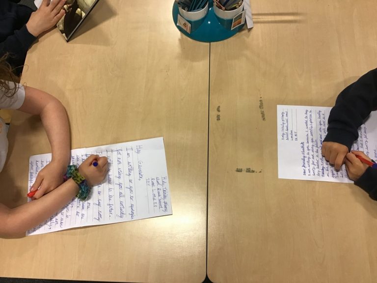 Holy Trinity Primary School Letter writing in Year 2 based on ‘The